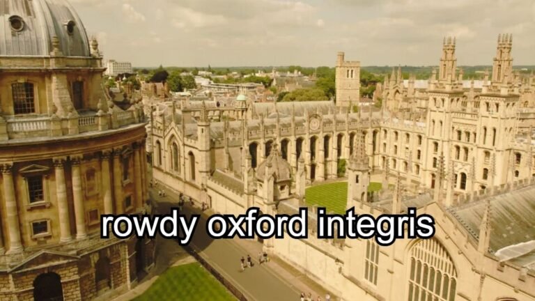Rowdy Oxford Integris: Understanding the Name and Its Possible Contexts